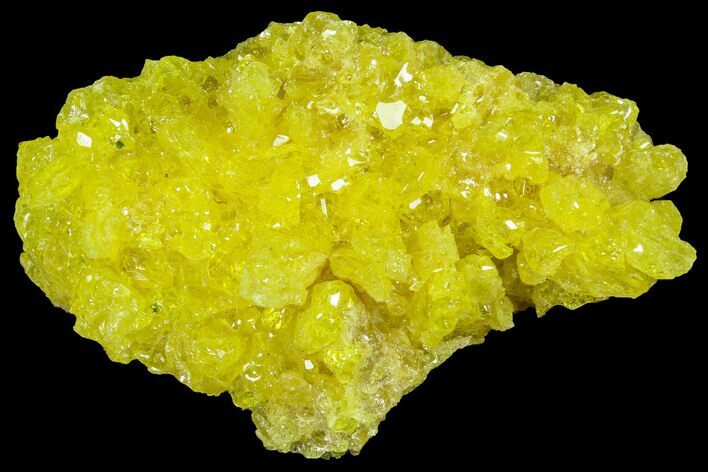 Sulfur Crystals on Matrix - Bolivia #84519